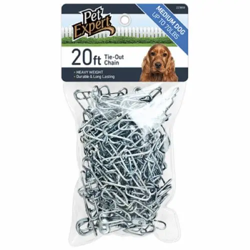 Pet Expert Pe223850 20' Foot Heavy Duty Dog Tie Out Chain 1