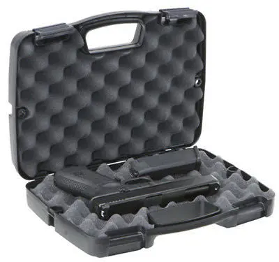Plano 10-10137 Rugged Black Single Scoped Handgun Pistol Case With Foam Liner - Quantity Of 3 1