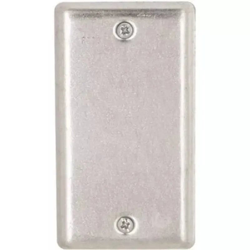 Raco 860 2-5/16" X 4-3/16" Steel Blank Utility Electrical Outlet Handy Box Cover 1