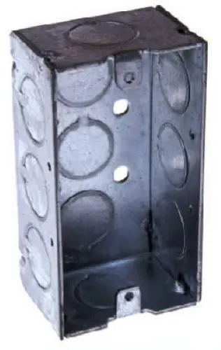 Raco 8650 4" X 1-1/2" Welded Corner Single Gang Handy Electrical Box 1