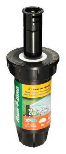 Rainbird 1802Hds Professional Series 2" Pop Up Half Circle Dual Spray Sprinkler Nozzle - Quantity Of 18 1