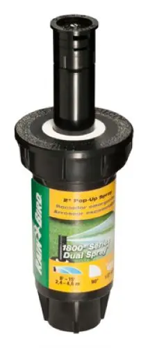 Rainbird 1802Qds Professional Series 2" Pop Up Quarter Circle Dual Spray Sprinkler Nozzle - Quantity Of 12 1