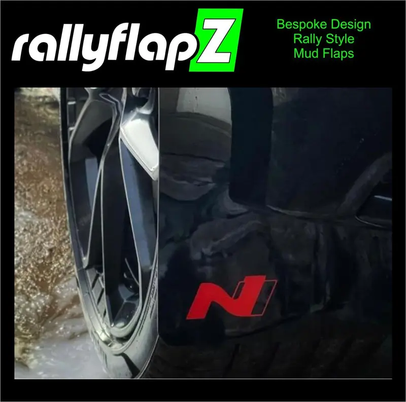 *Rallyflapz* To Fit Hyundai I20n / N-Line (Hatchback) Mudflaps 1