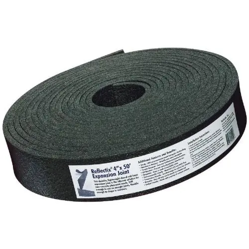 Reflectix Expo4050 4" Inch X 50' Foot Roll Of Black Foam Expansion Joint 1