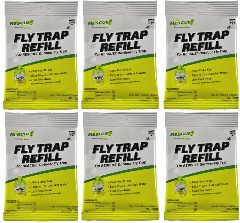 Rescue Fta-Db12 Fly Trap Attractant Refill Bait - Quantity Of 6 1