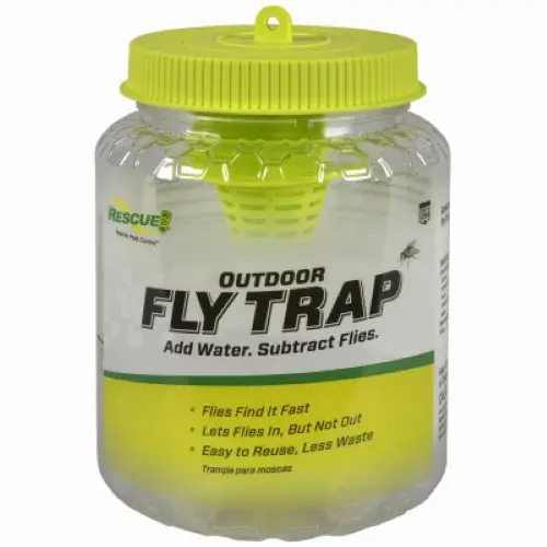 Rescue Ftr-Dt12 Reusable Ready To Use Non-Toxic Fly Trap - Quantity Of 10 1