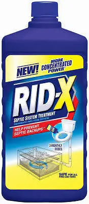 Rid-X 1920089447 24 Oz Septic System Additive Treatment & Drain Maintainer - Quantity Of 1 1