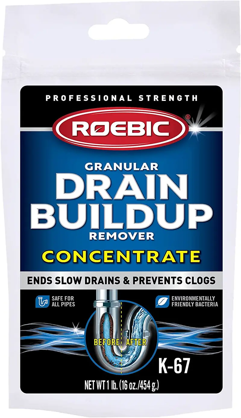Roebic K-67Gdb-12 16 Oz Pouch Of Granular Drain & Trap Buildup Remover - Quantity Of 1 1