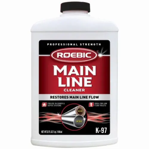 Roebic K-97-Q-12 32 Oz Bottle Of Main Line Sewer & Septic Cleaner 1