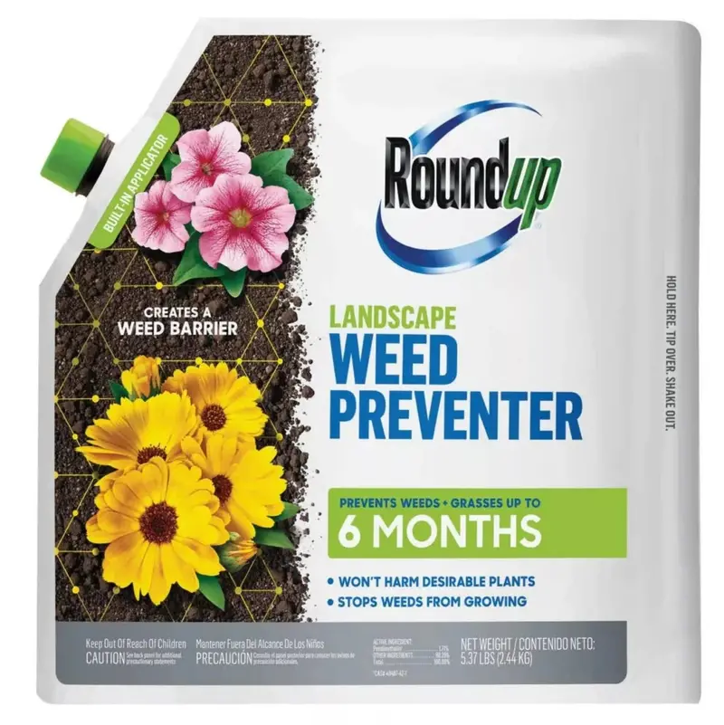 Roundup 5020525 5.37 Lb Container Of Ready To Use Landscape Weed Preventer Granules 1