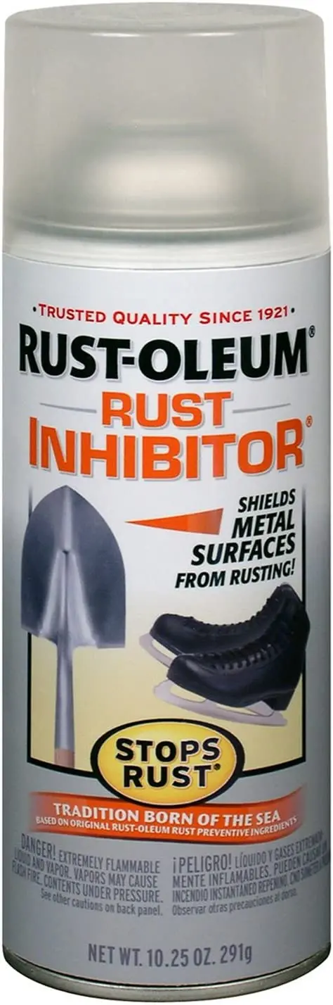 Rust-Oleum 224284 10.25 Oz Can Of Clear Spray On Rust Inhibitor - Quantity Of 2 1