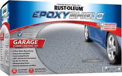 Rust-Oleum 251965 Epoxy Shield Gray Resin Garage Floor Paint Kit - Quantity Of 2 1