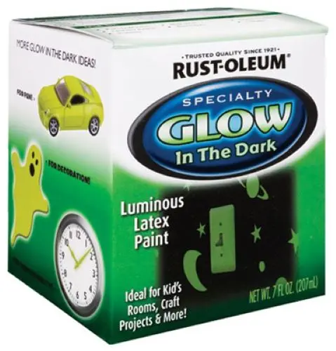 Rustoleum 214945 7 Oz Glow In The Dark / Luminous Interior Latex Paint - Quantity Of 6 1