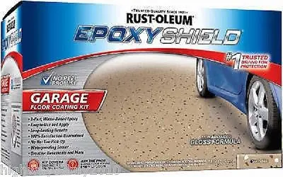 Rustoleum 251966 Epoxy Shield Tan Garage Floor Paint Kit - Quantity Of 1 1