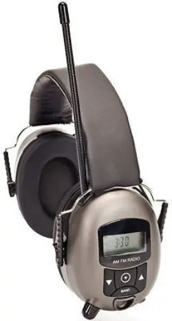 Safety Works 10121816 Digital Mp3/Am/Fm Stereo Radio Hearing Protector Muffs - Quantity Of 4 1