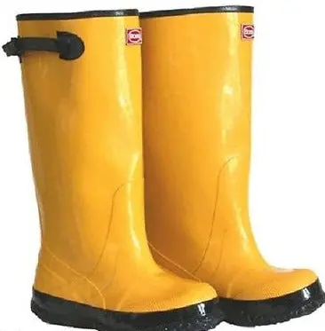 Safety Works 2Kp448110 Size 10 Yellow 17" Hd Over The Shoe Rubber Knee Boots - Quantity Of 1 Pair 1