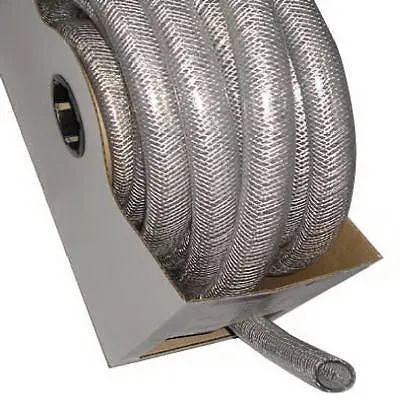 Samar 10077Ptv 1"Id X 50' Clear Braided Reinforced Hose - Quantity Of 1 Roll 1