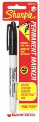 Sanford Sharpie 30101Pp Original Fine Point Permanent Black Marker Pens - Quantity Of 48 1