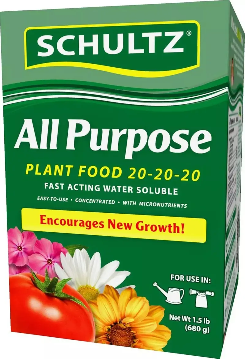 Schultz Spf70680 1.5 Lb Package Of 20-20-20 Water Soluble All Purpose Plant Food 1