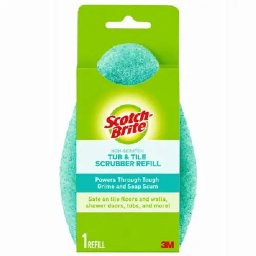 Scotch-Brite 560-6 Non Scratch Tub & Tile Scrubber Refill - Quantity Of 12 1