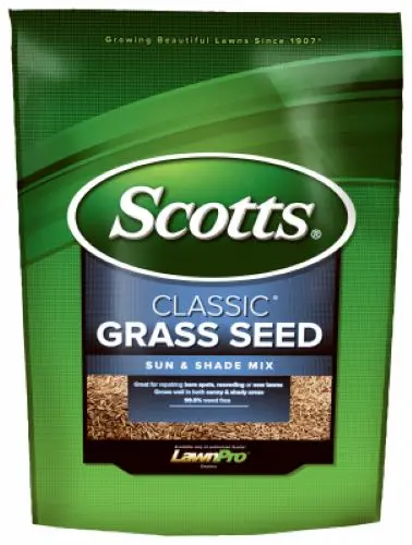 Scotts 17183 3 Lb Bag Of Class Grass Seed Sun & Shade Mix - Quantity Of 4 1