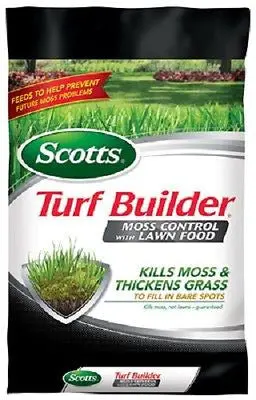 Scotts 38505 5,000 Sq Ft Turf Builder Moss Control W/ Lawn Food Fertilizer 1