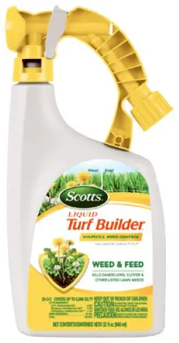 Scotts 5621106 32 Oz Bottle Of Liquid Turf Builder With Plus 2 Weed Control 1