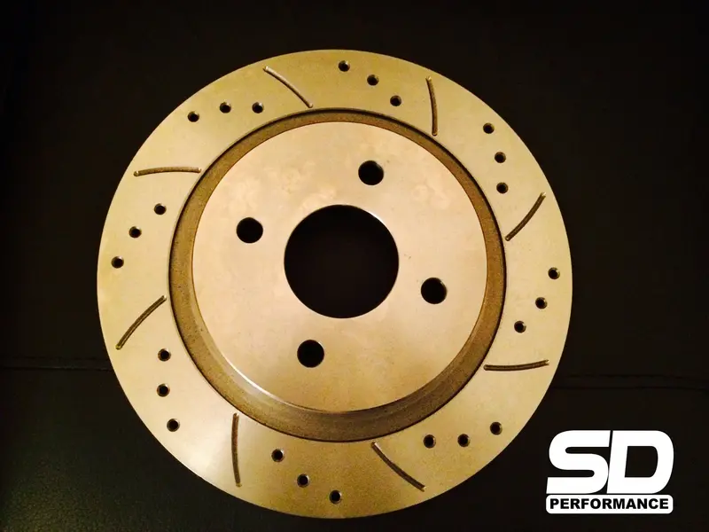 Sd Performance Focus St170 Performance Rear Discs - Drilled And Grooved 1