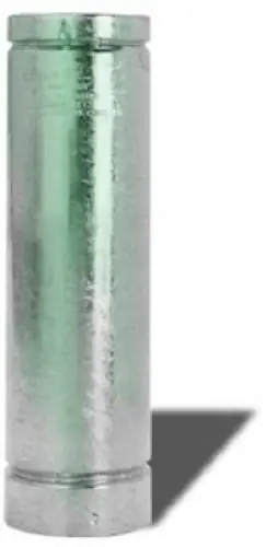 Selkirk 104024 4" X 2' 4Rv-2 Round Type B Gas Vent Chimney Pipe - Quantity Of 6 1