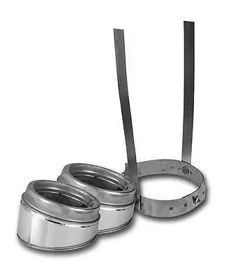 Selkirk 206206 6T-El15kit 2 Pk Suretemp 15 Degree 6" Insulated Chimney Elbow Kit 1
