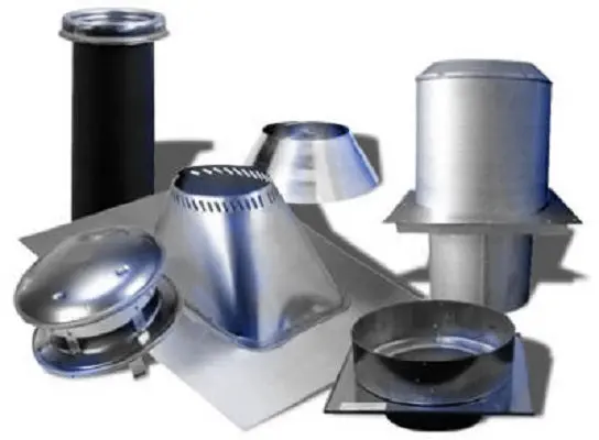 Selkirk 206620 6T-Fck 6" Flat Ceiling Insulated Chimney Installation Kit - Quantity Of 1 1
