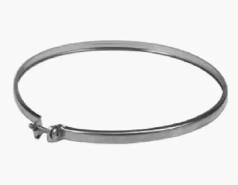 Selkirk 208450 8T-Lb 10" Stainless Steel Locking Band For 8" Pipe 1