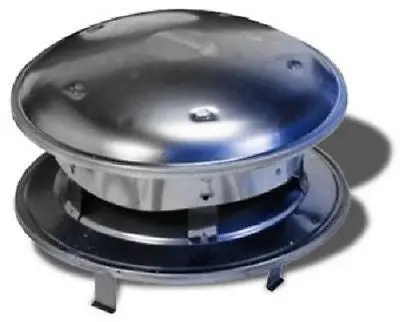 Selkirk 208800 8" 8T-Ct Stainless Steel Round Top Chimney Termination Cap 1