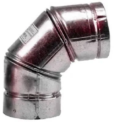 Selkirk 243230 3Vp-90 3"  90 Degree Pellet Vent Pipe Type L Elbow 1