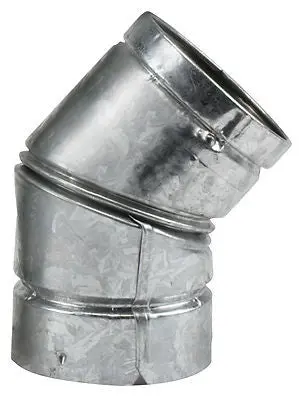 Selkirk 244215 4Vp-El45, Type L 4" Pellet Stove Chimney Pipe 45 Degree Elbow 1