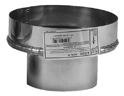 Selkirk 244246 4Vp-A6 4" Pellet Vent Pipe To Ultra Temp Chimney Adapter 1