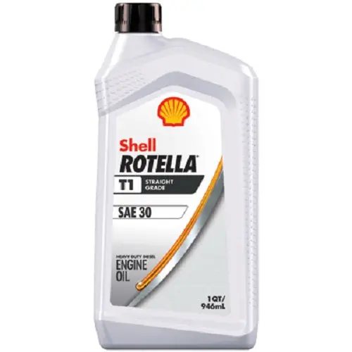 Shell 550049236 1 Quart Bottle Of Rotella T1 Sae 30W Motor Oil - Quantity Of 6 1