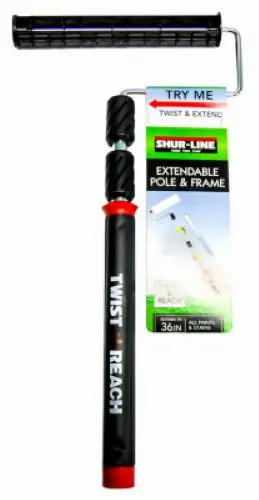Shur-Line 6630C Twist N' Reach 9" Premium Extension Pole Paint Roller - Quantity Of 1 1
