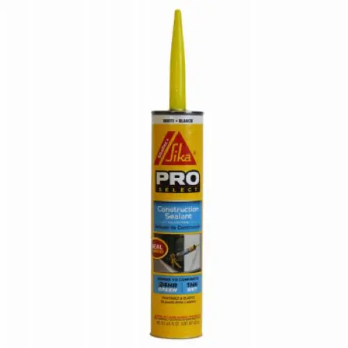 Sika 515309 Pro Select 10.1 Oz Tube Of White Construction Sealant 1