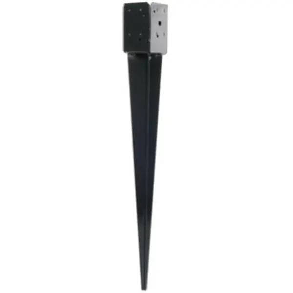 Simpson Fpbs44 28" Steel Mailbox / Fencepost Ground Spike Base For 4"X4" - Quantity Of 4 1