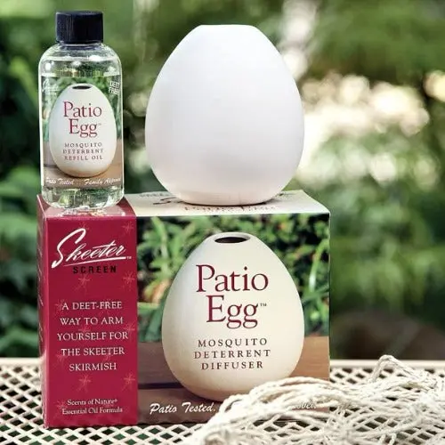 Skeeter Screen 90600 4 Oz Patio Egg Deet Free Mosquito Repellent Diffuser - Quantity Of 5 1