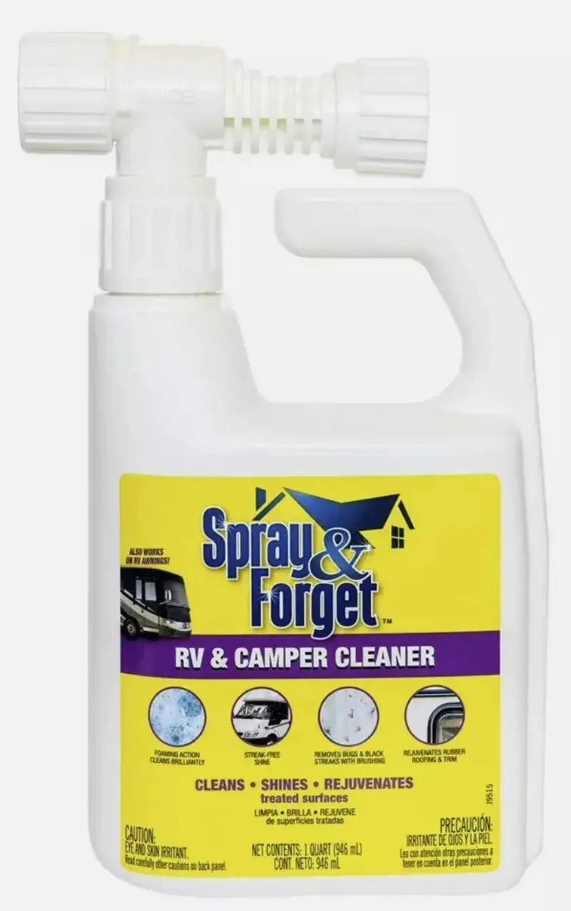 Spray & Forget Sfrvcheq04 32 Oz Ready To Use Hose End Spray Rv & Camper Cleaner 1