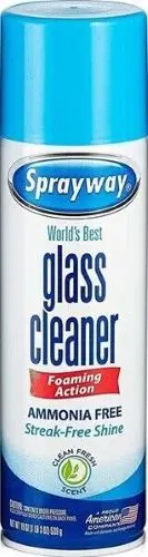 Sprayway Sw050r 19 Oz Can Of Foaming Action Glass Cleaner Aerosol Spray 1
