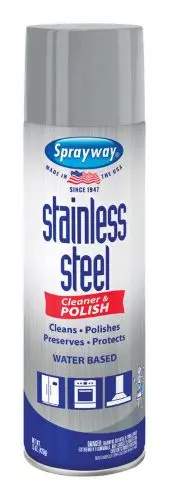 Sprayway Sw148r 15 Oz Can Of Water Based Stainless Steel Cleaner & Polish 1
