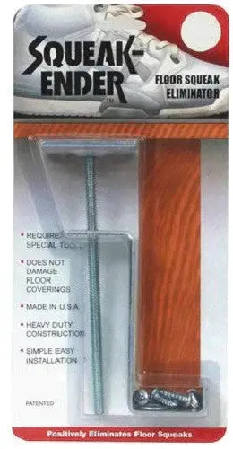 Squeak Ender 2084 Hardwood Floor / Subfloor Squeak Eliminator Bracket Kit - Quantity Of 10 1