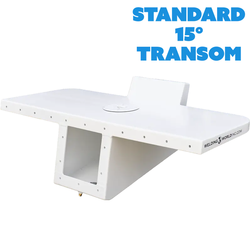 Standard Apex Single Engine 15° Transom Bracket 1
