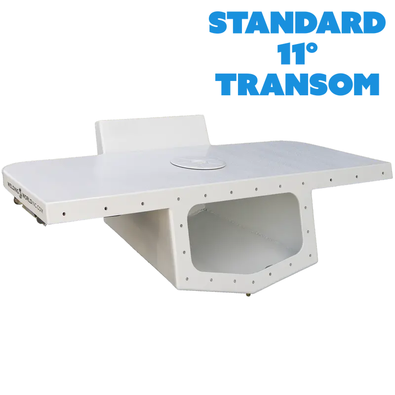 Standard High Flotation Single Outboard Engine Bracket - 11° Transom 1