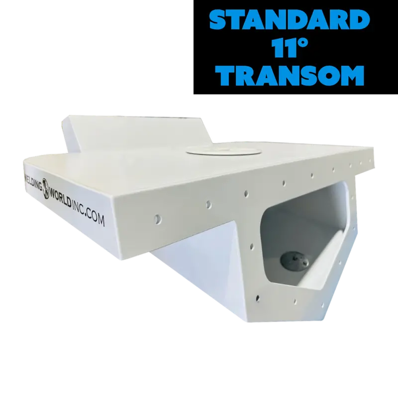 Standard High Flotation Single Outboard Engine Bracket - 11° Transom 1