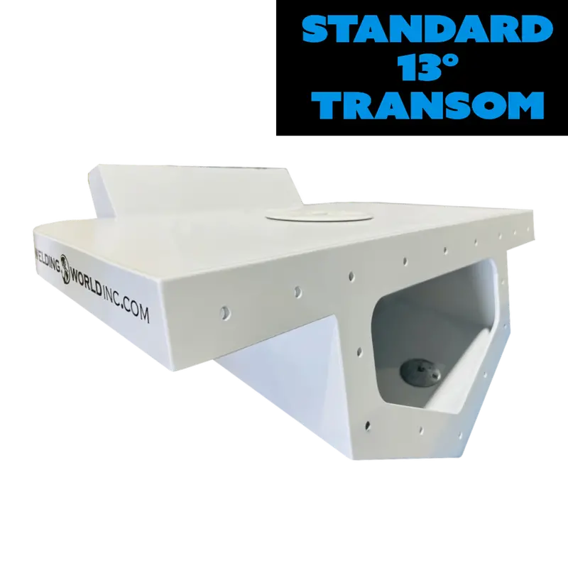 Standard High Flotation Single Outboard Engine Bracket - 13° Transom 1