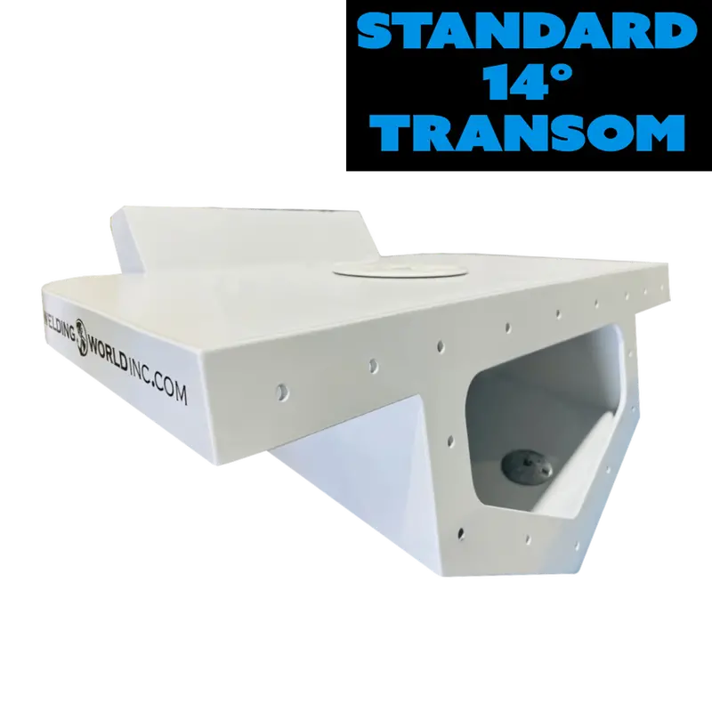 Standard High Flotation Single Outboard Engine Bracket - 14° Transom 1